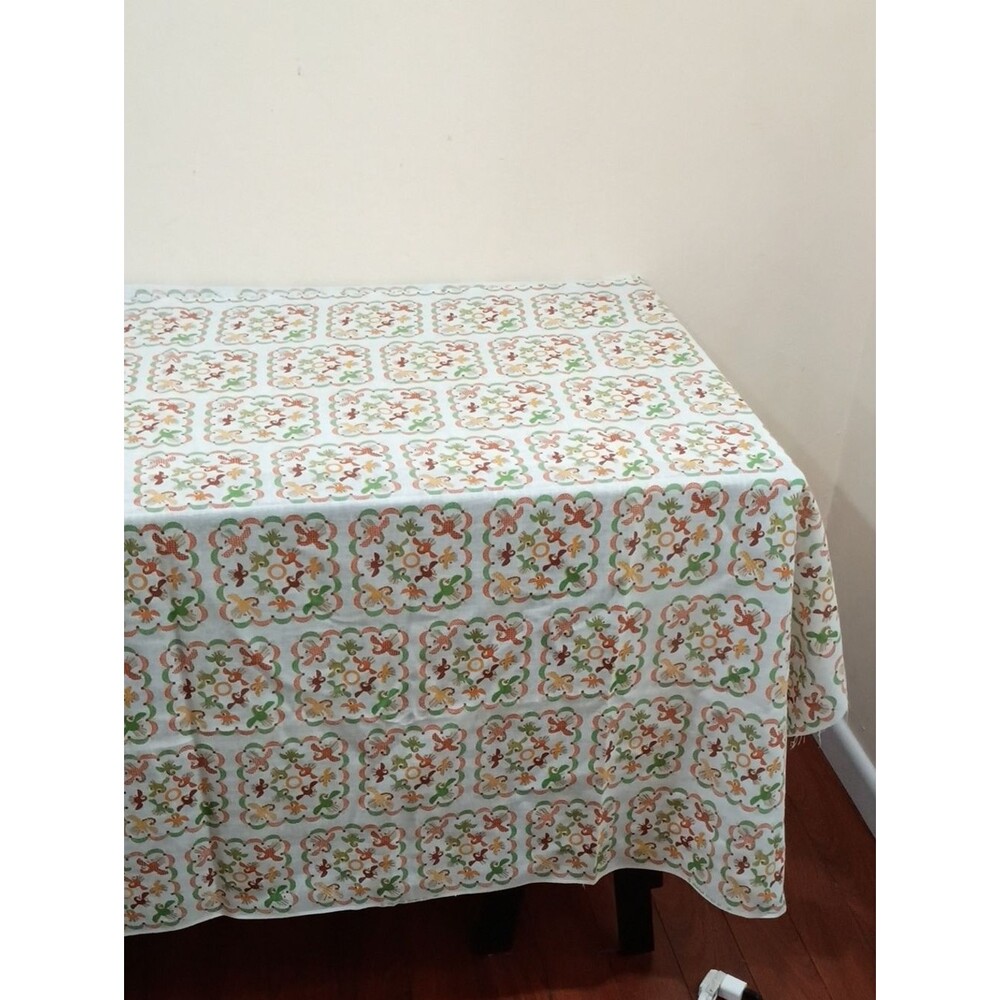 Mexican Aztec Pressman Gutman Bird Fabric, 4 Yards - Picture 2 of 5